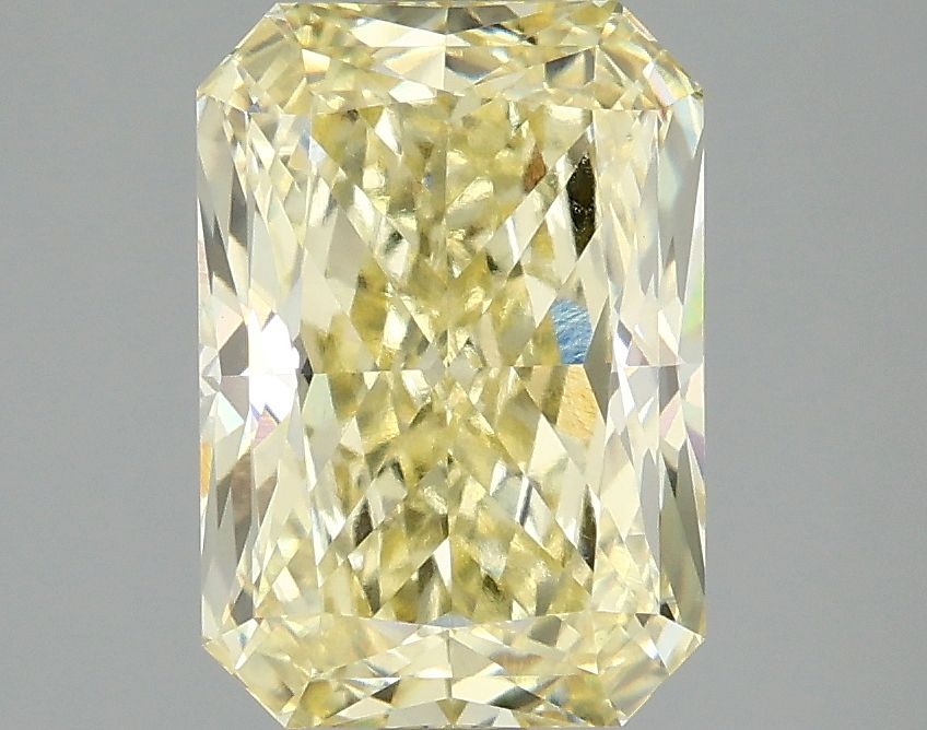 Lab-Grown Radiant Diamond - 3.09 Carats, Fancy Intense Yellow Color, VVS2 Clarity - Certified by IGI - Report Number: LG671440688