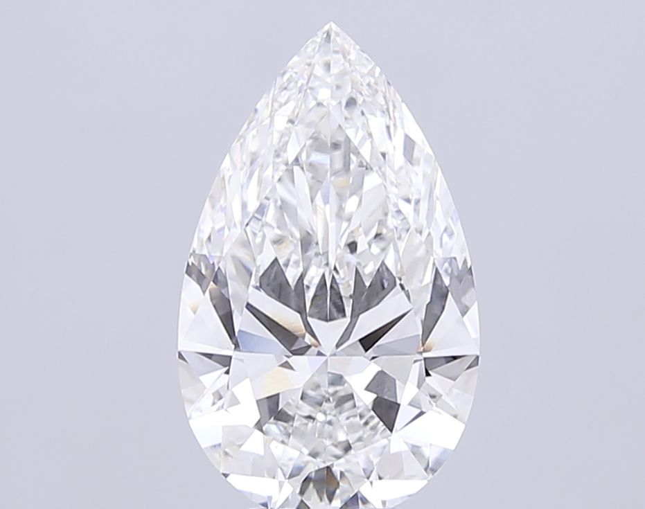 Lab-Grown Pear Diamond - 7.52 Carats, F Color, VS1 Clarity - Certified by IGI - Report Number: LG704517068