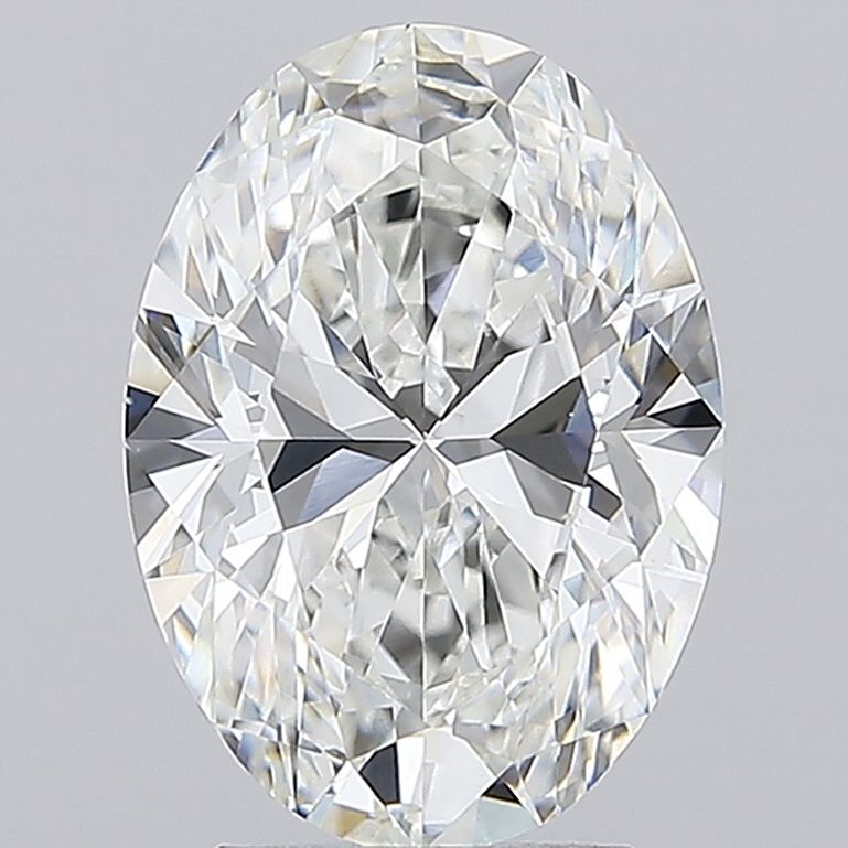 Lab-Grown Oval Diamond - 3.5 Carats, F Color, VS1 Clarity - Certified by IGI - Report Number: LG693550129