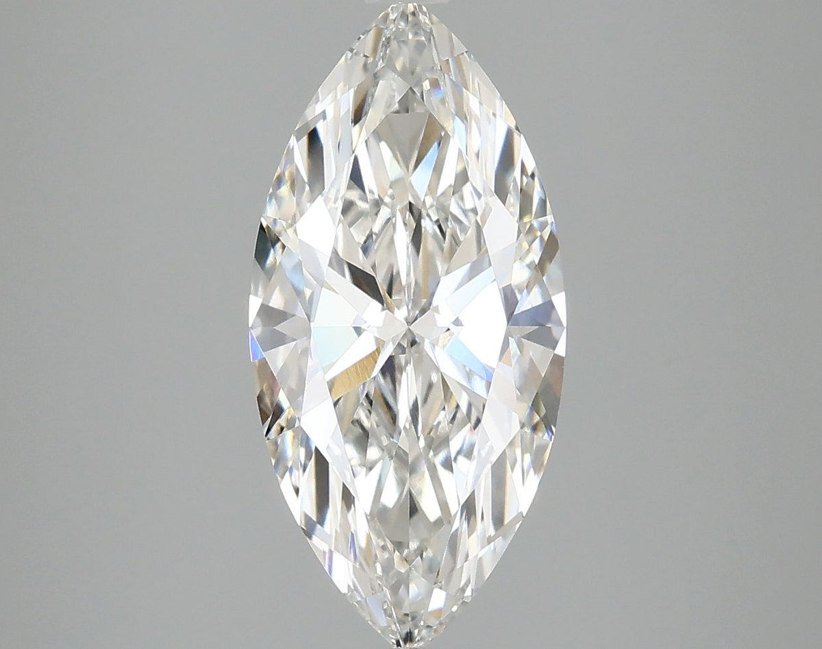 Lab-Grown Marquise Diamond - 2.59 Carats, F Color, VVS2 Clarity - Certified by IGI - Report Number: LG665454576