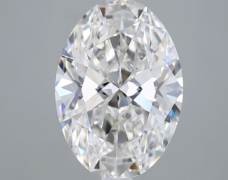 Lab-Grown Oval Diamond - 3.01 Carats, F Color, VVS2 Clarity - Certified by IGI - Report Number: LG690525506