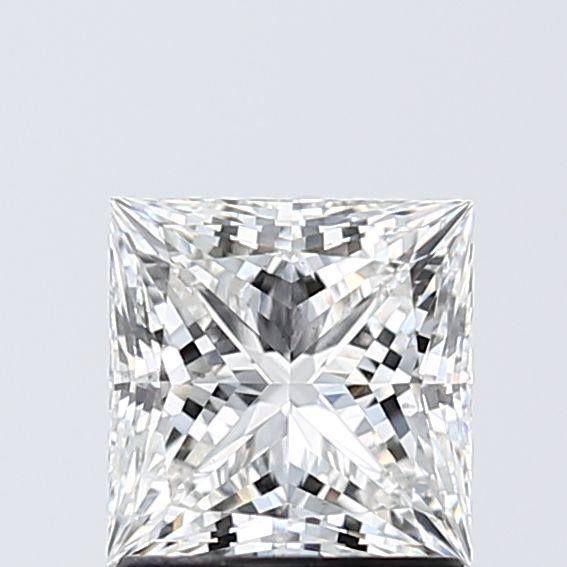 Lab-Grown Princess Diamond - 1.45 Carats, F Color, VS1 Clarity - Certified by IGI - Report Number: LG632432591