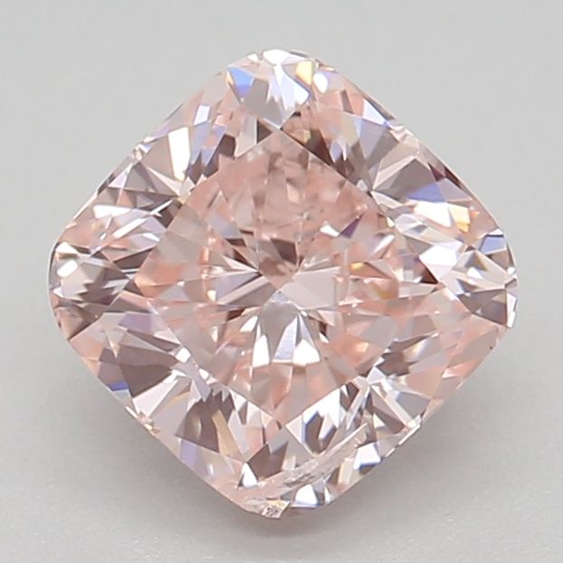 Lab-Grown Cushion Diamond - 0.85 Carats, Fancy Intense Pink Color, SI2 Clarity - Certified by IGI - Report Number: LG613361695