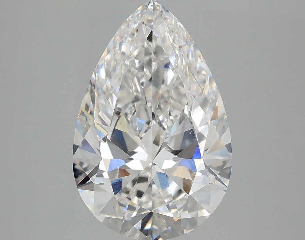 Lab-Grown Pear Diamond - 2.97 Carats, E Color, VS2 Clarity - Certified by IGI - Report Number: LG681558441