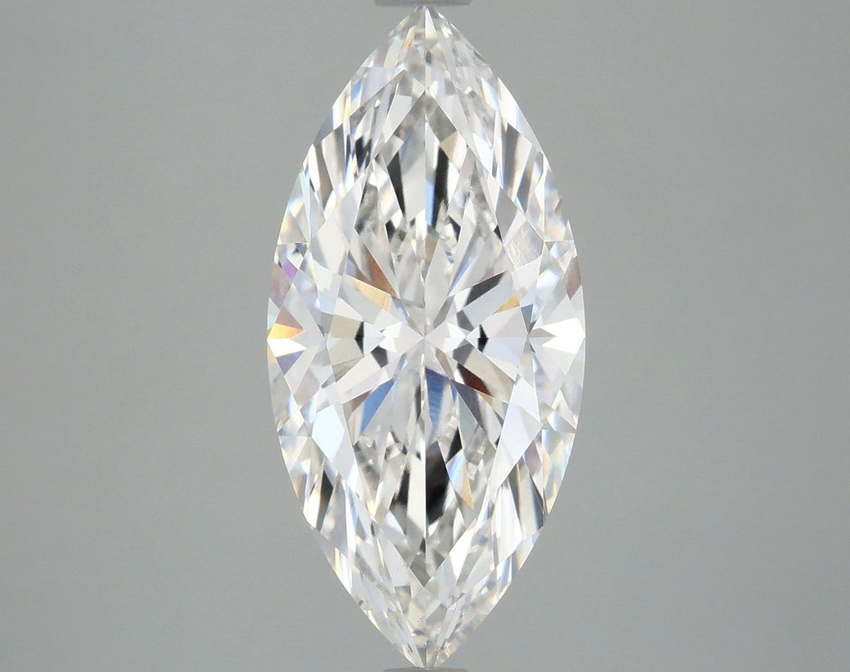 Lab-Grown Marquise Diamond - 2.97 Carats, F Color, VVS2 Clarity - Certified by IGI - Report Number: LG660476052
