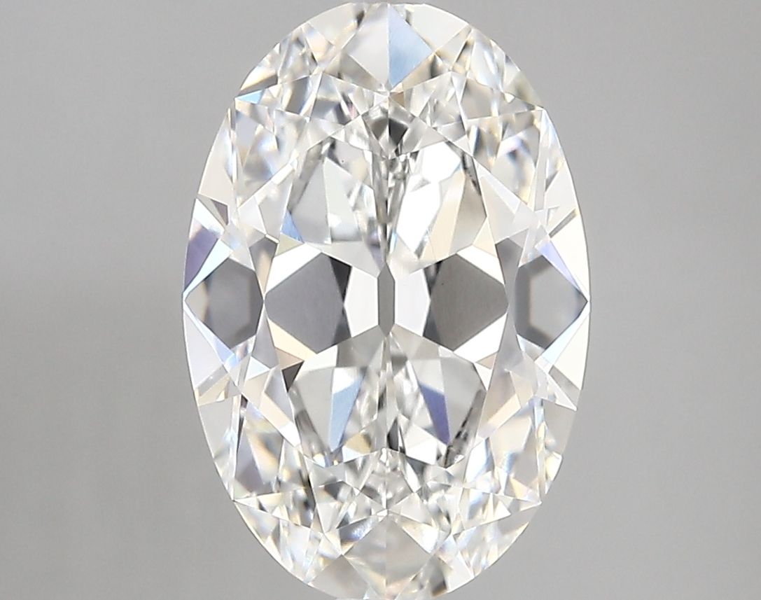 Lab-Grown Oval Diamond - 3.46 Carats, F Color, VVS2 Clarity - Certified by IGI - Report Number: LG680501115