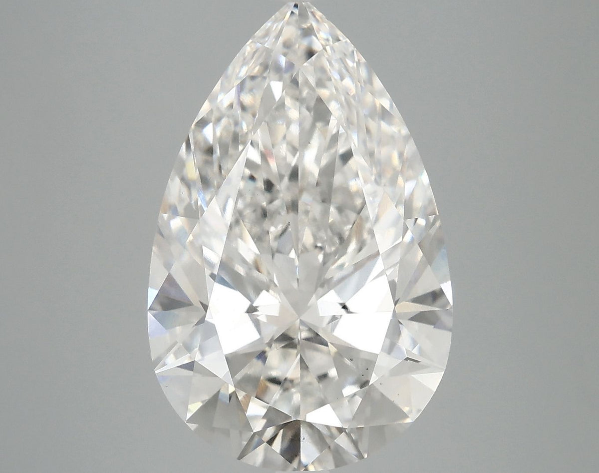 Lab-Grown Pear Diamond - 6.05 Carats, F Color, VS2 Clarity - Certified by IGI - Report Number: LG705512590