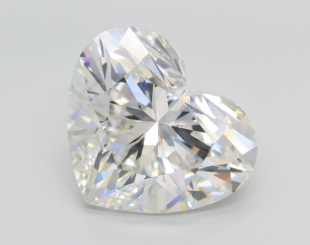 Lab-Grown Heart Diamond - 7.06 Carats, F Color, VS2 Clarity - Certified by IGI - Report Number: LG671427196