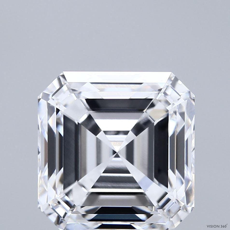 Lab-Grown Asscher Diamond - 7.01 Carats, E Color, VVS2 Clarity - Certified by IGI - Report Number: LG713529416