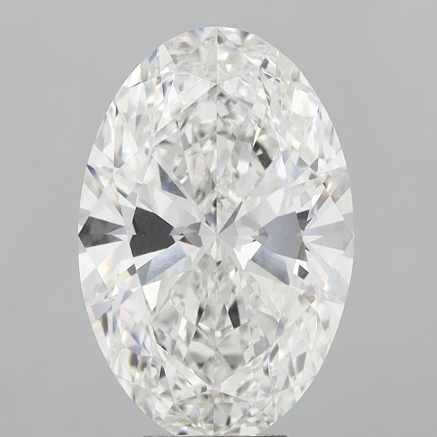Lab-Grown Oval Diamond - 8.03 Carats, E Color, VVS2 Clarity - Certified by IGI - Report Number: LG715527612