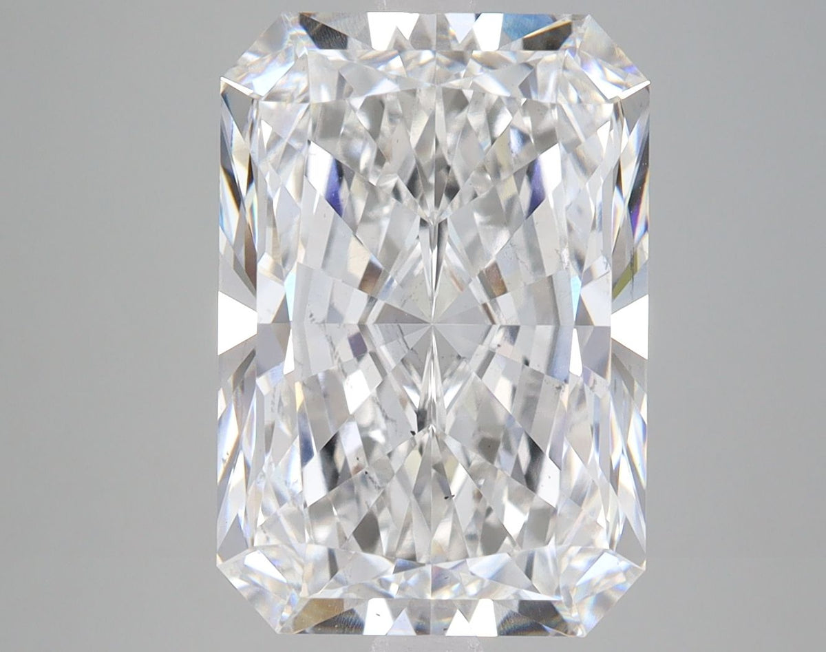 Lab-Grown Radiant Diamond - 7.32 Carats, F Color, VS2 Clarity - Certified by IGI - Report Number: LG575366852