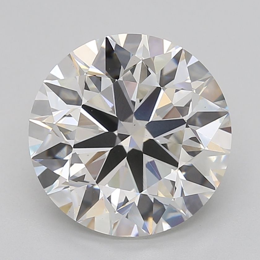 Lab-Grown Round Diamond - 7.08 Carats, F Color, VS1 Clarity - Certified by IGI - Report Number: LG689507715