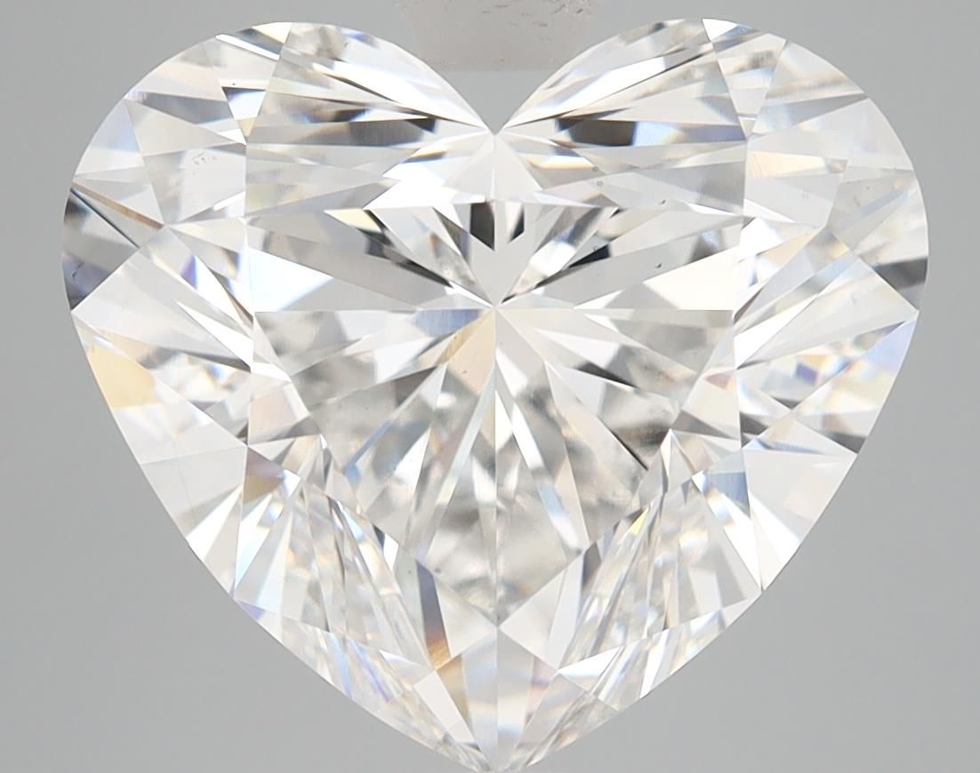 Lab-Grown Heart Diamond - 7.16 Carats, F Color, VS1 Clarity - Certified by IGI - Report Number: LG593376102