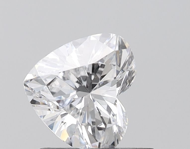 Lab-Grown Heart Diamond - 0.99 Carats, D Color, VVS2 Clarity - Certified by IGI - Report Number: LG620499311