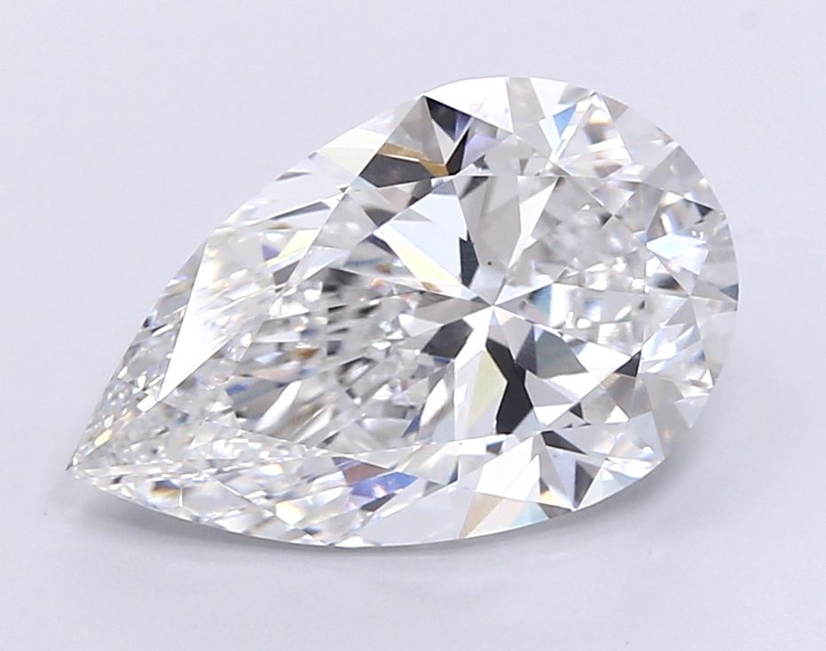 Lab-Grown Pear Diamond - 6.51 Carats, E Color, VS1 Clarity - Certified by IGI - Report Number: LG689507337