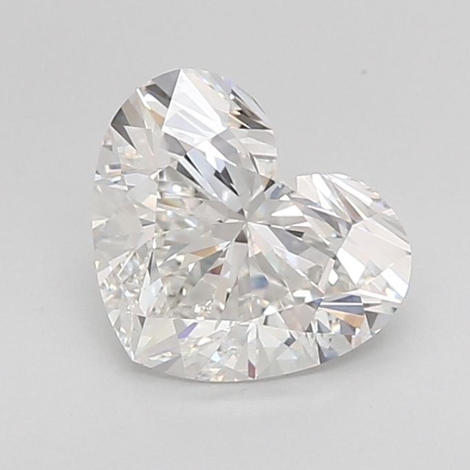 Lab-Grown Heart Diamond - 2.03 Carats, F Color, VVS2 Clarity - Certified by IGI - Report Number: LG653448137
