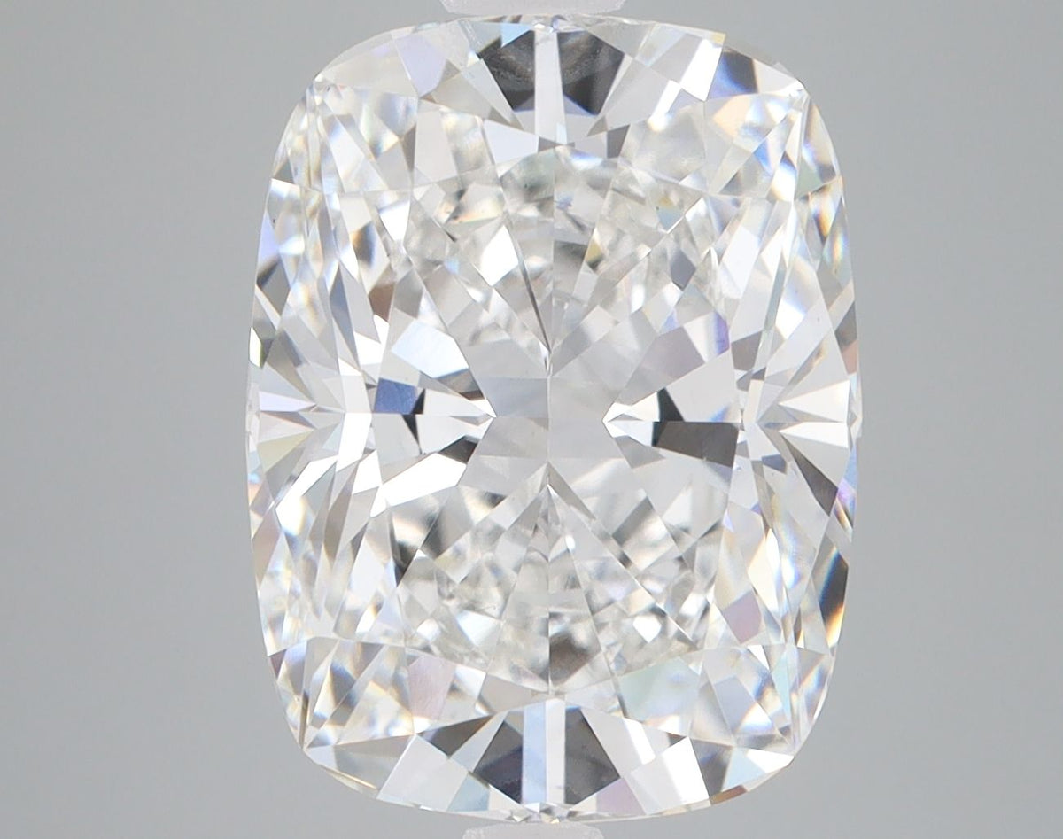 Lab-Grown Cushion Diamond - 7.36 Carats, F Color, VS2 Clarity - Certified by IGI - Report Number: LG594342966