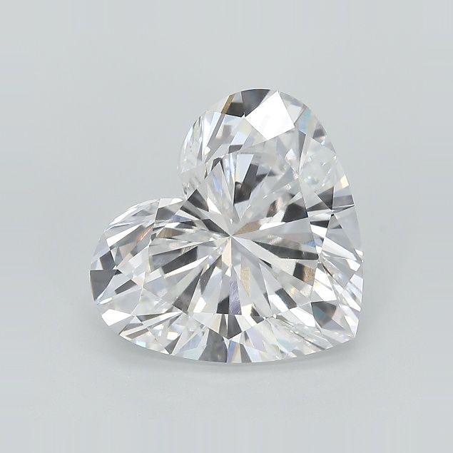 Lab-Grown Heart Diamond - 6.12 Carats, E Color, VS1 Clarity - Certified by IGI - Report Number: LG675510145