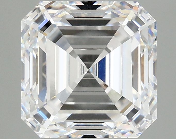 Lab-Grown Asscher Diamond - 3.09 Carats, D Color, VVS2 Clarity - Certified by IGI - Report Number: LG677502156
