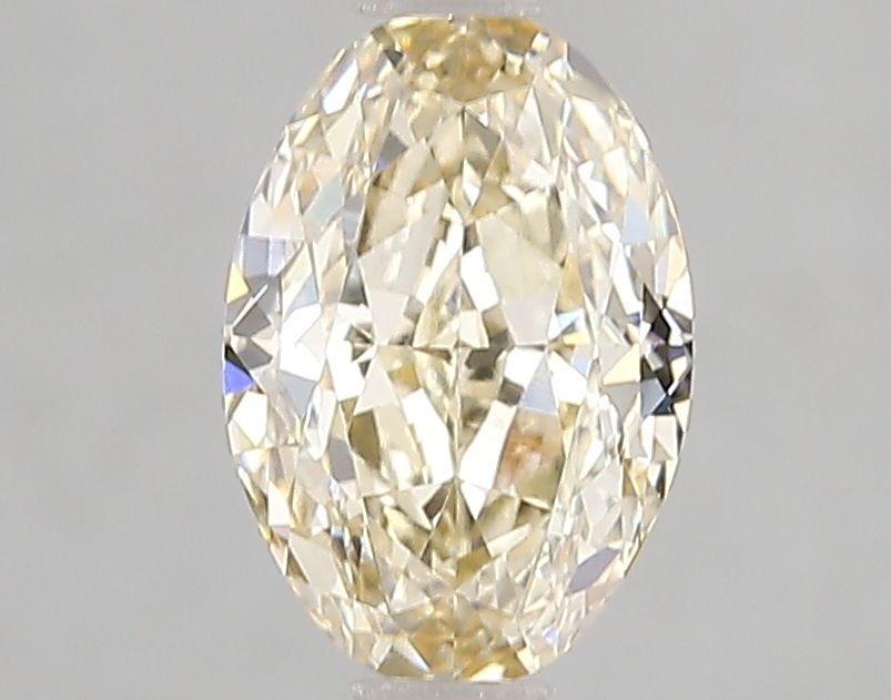 Lab-Grown Oval Diamond - 1.59 Carats, Fancy Yellow Color, VVS2 Clarity - Certified by IGI - Report Number: LG655423018