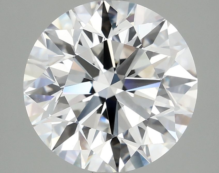 Lab-Grown Round Diamond - 4.0 Carats, E Color, VVS2 Clarity - Certified by IGI - Report Number: LG696512600