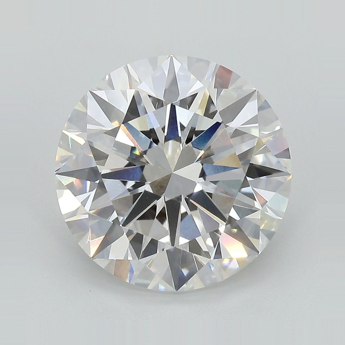 Lab-Grown Round Diamond - 7.03 Carats, F Color, VVS2 Clarity - Certified by IGI - Report Number: LG688506480