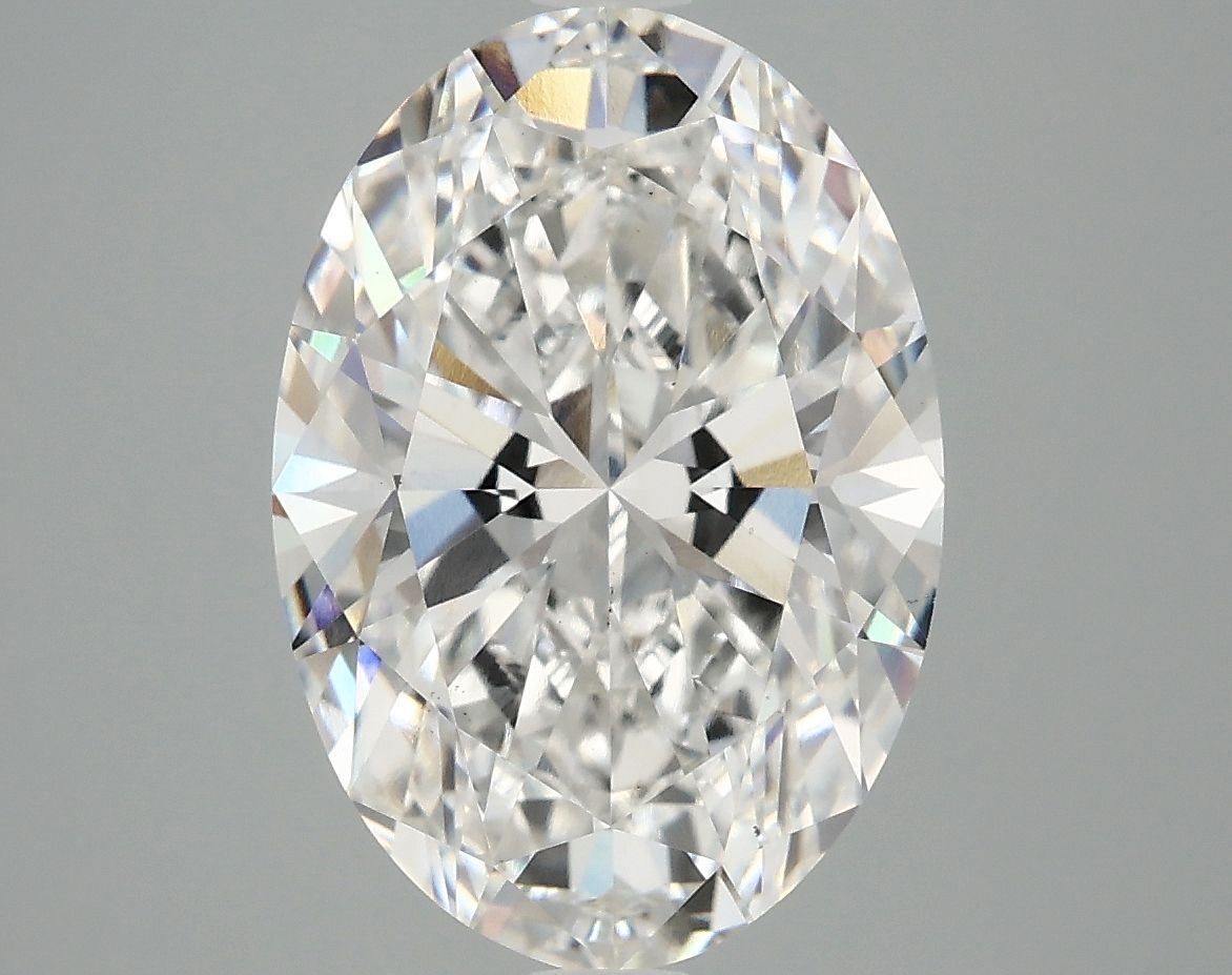 Lab-Grown Oval Diamond - 5.08 Carats, F Color, VS2 Clarity - Certified by IGI - Report Number: LG700598082