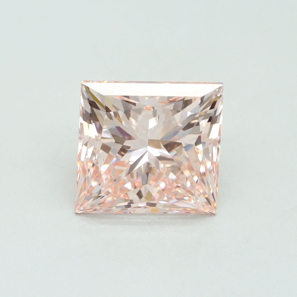 Lab-Grown Princess Diamond - 4.5 Carats, Fancy Intense Pink Color, VS1 Clarity - Certified by IGI - Report Number: LG551212052