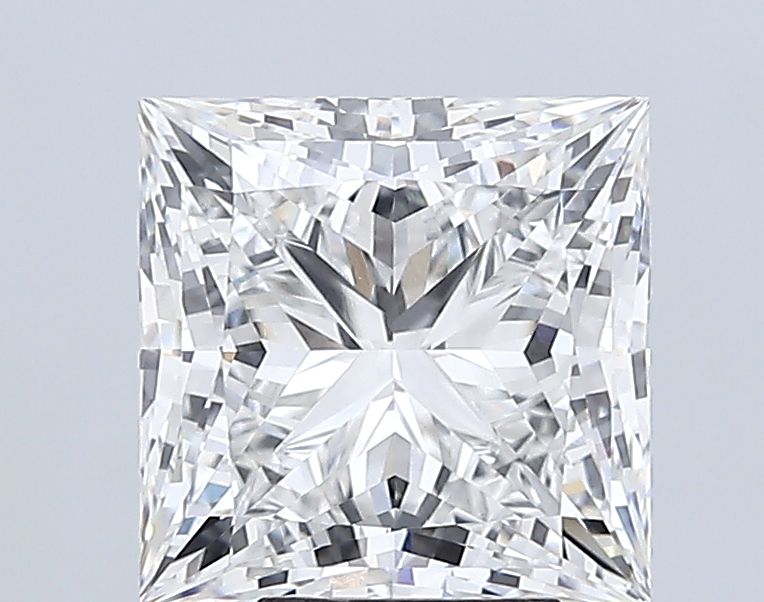 Lab-Grown Princess Diamond - 6.03 Carats, E Color, VVS2 Clarity - Certified by IGI - Report Number: LG683534498