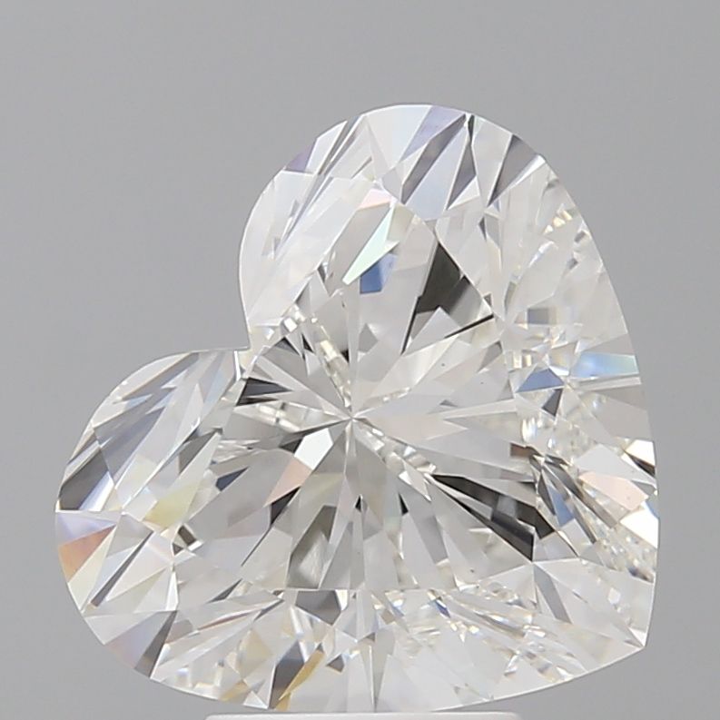 Lab-Grown Heart Diamond - 5.05 Carats, F Color, VVS2 Clarity - Certified by IGI - Report Number: LG705529305