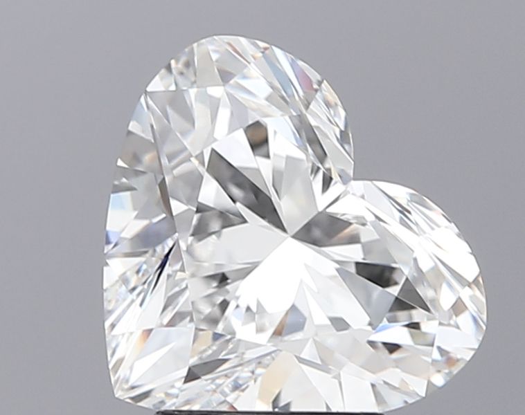 Lab-Grown Heart Diamond - 3.59 Carats, D Color, VVS2 Clarity - Certified by IGI - Report Number: LG681552397