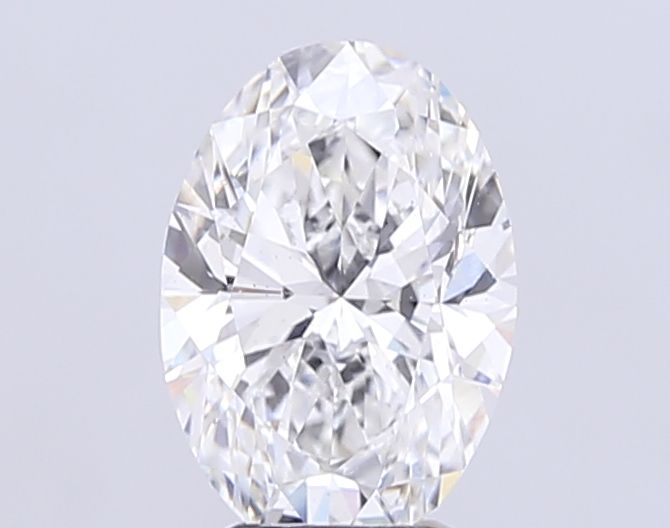 Lab-Grown Oval Diamond - 4.02 Carats, F Color, VS2 Clarity - Certified by IGI - Report Number: LG717541063