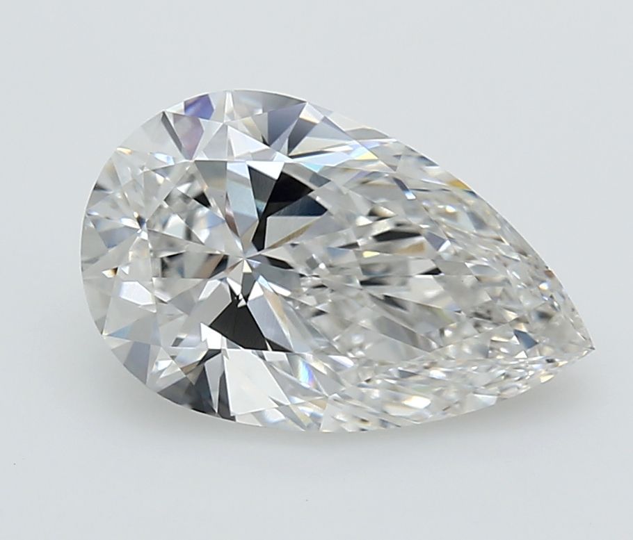 Lab-Grown Pear Diamond - 3.58 Carats, E Color, VVS2 Clarity - Certified by IGI - Report Number: LG670474009