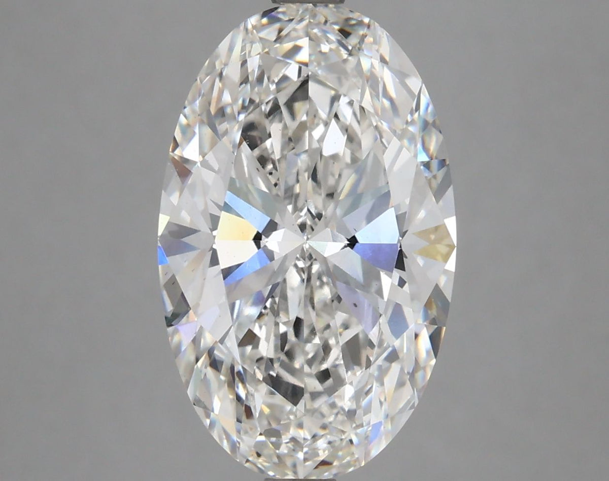 Lab-Grown Oval Diamond - 4.68 Carats, F Color, VS2 Clarity - Certified by IGI - Report Number: LG604398321