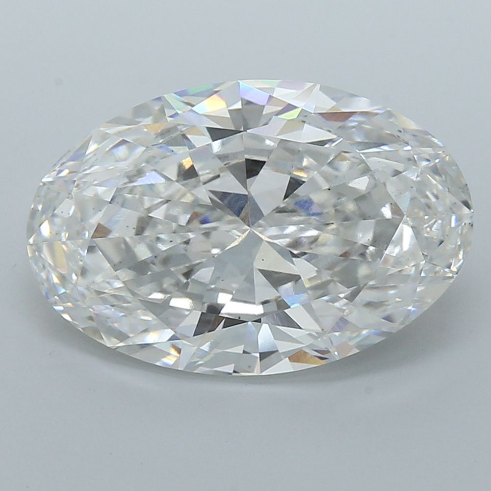 Lab-Grown Oval Diamond - 7.02 Carats, E Color, VS2 Clarity - Certified by IGI - Report Number: LG692550156