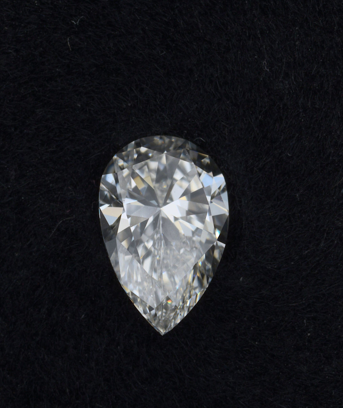 Lab-Grown Pear Diamond - 0.36 Carats, Fancy Pink Color, VVS2 Clarity - Certified by IGI - Report Number: LG508149757