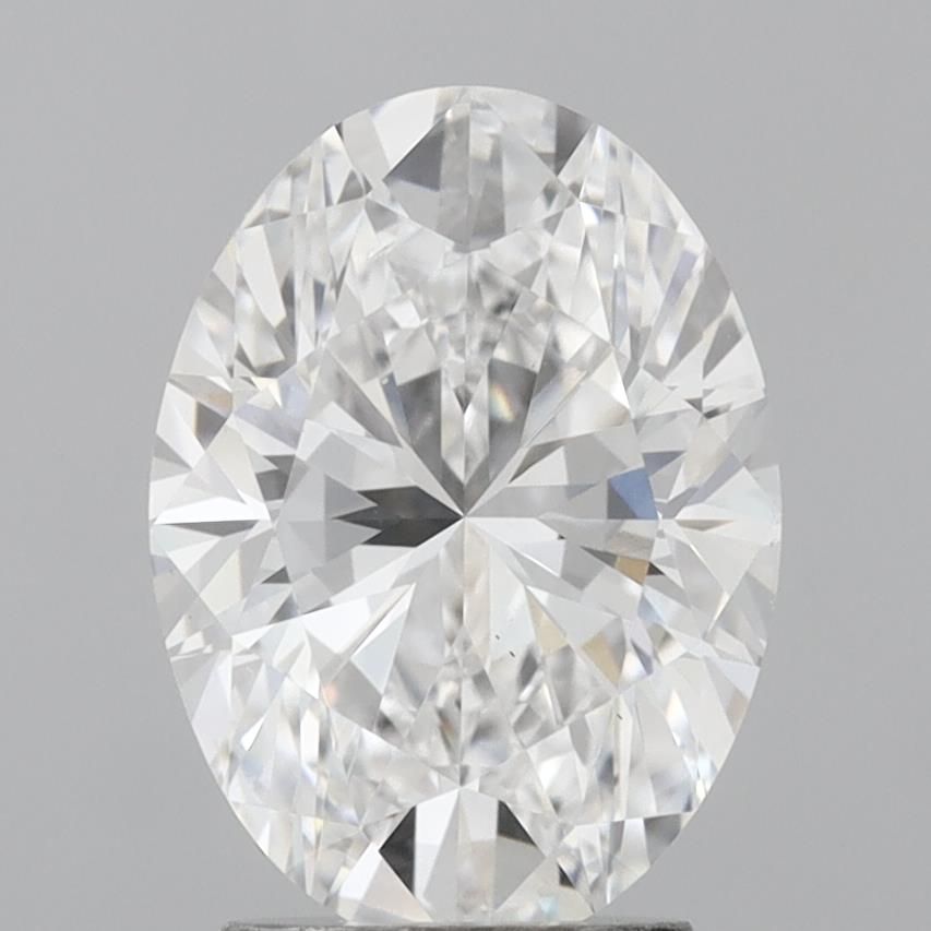 Lab-Grown Oval Diamond - 3.02 Carats, D Color, VS2 Clarity - Certified by IGI - Report Number: LG715552327