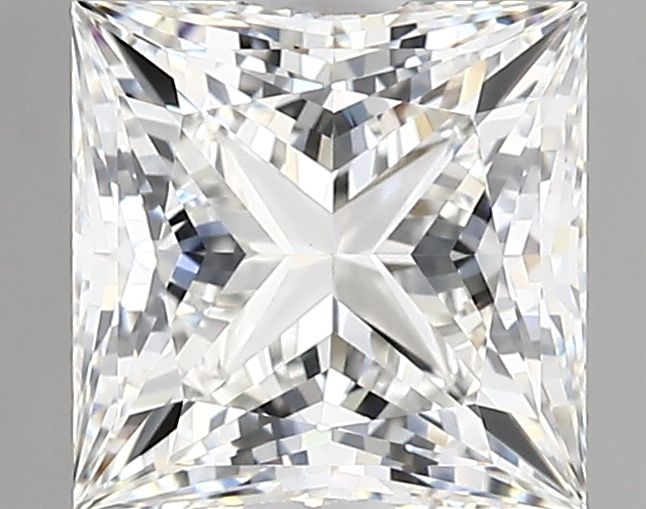 Lab-Grown Princess Diamond - 2.46 Carats, F Color, VVS2 Clarity - Certified by IGI - Report Number: LG691507372