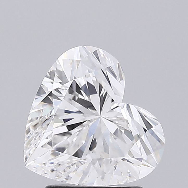 Lab-Grown Heart Diamond - 2.51 Carats, F Color, VVS2 Clarity - Certified by IGI - Report Number: LG710544451