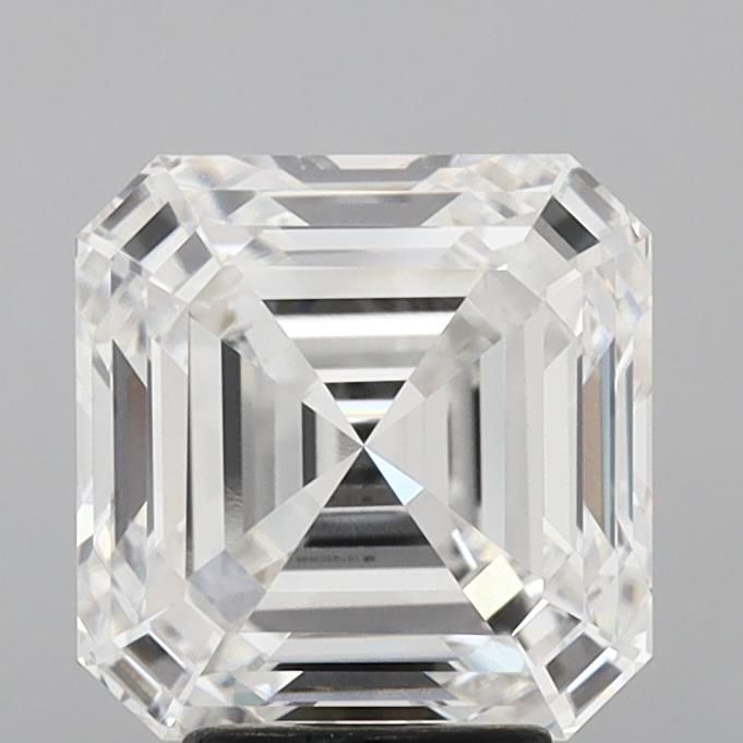 Lab-Grown Asscher Diamond - 5.1 Carats, F Color, VVS2 Clarity - Certified by IGI - Report Number: LG712503686