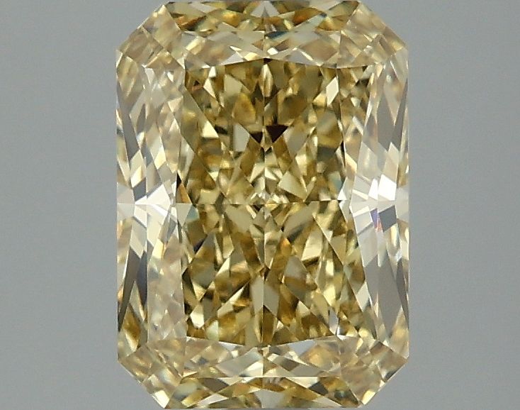 Lab-Grown Radiant Diamond - 2.08 Carats, Fancy Intense Yellow Color, VVS2 Clarity - Certified by IGI - Report Number: LG660496173