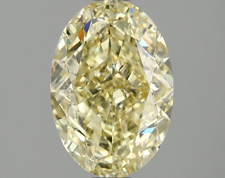 Lab-Grown Oval Diamond - 2.03 Carats, Fancy Intense Yellow Color, VVS2 Clarity - Certified by IGI - Report Number: LG678527653