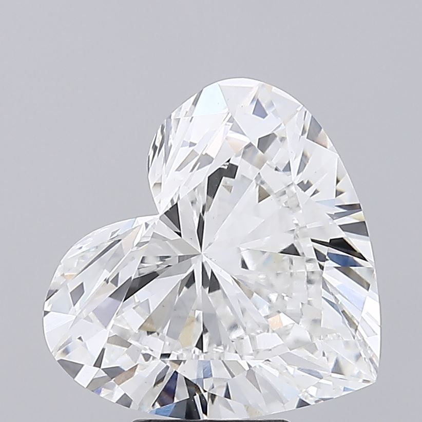 Lab-Grown Heart Diamond - 7.02 Carats, F Color, VVS2 Clarity - Certified by IGI - Report Number: LG623414018