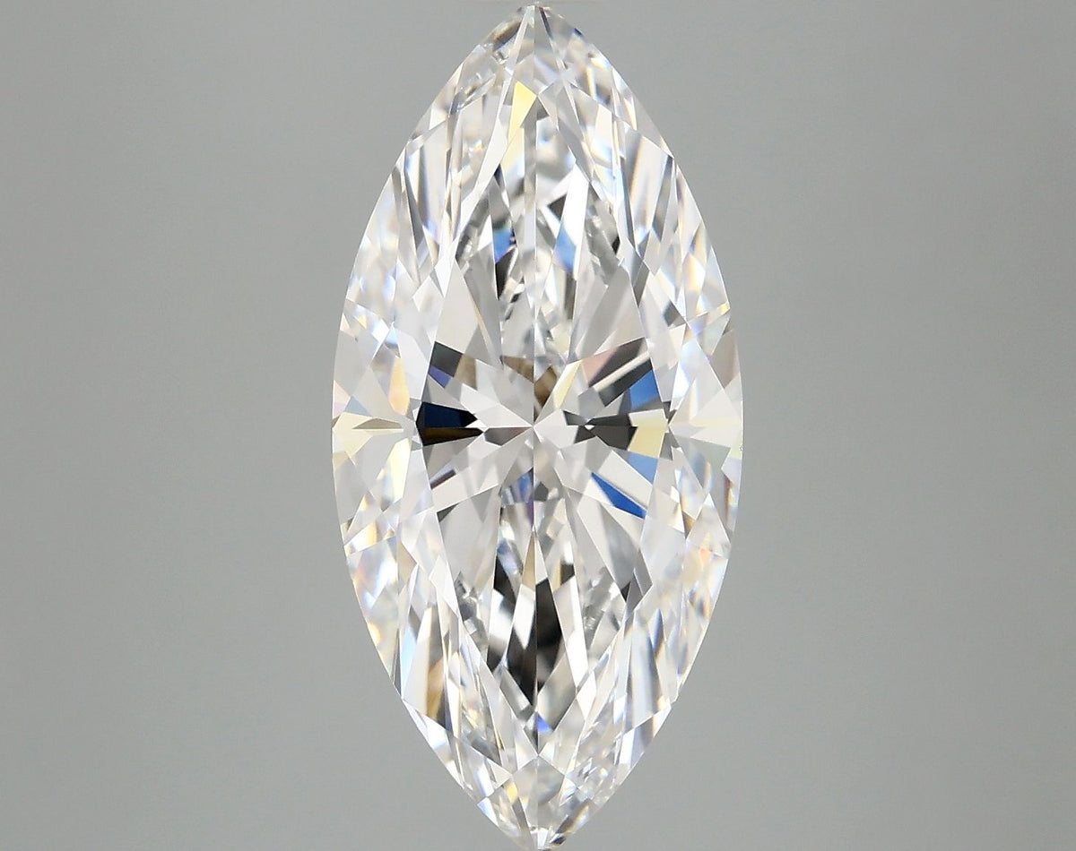 Lab-Grown Marquise Diamond - 4.04 Carats, E Color, VVS2 Clarity - Certified by IGI - Report Number: LG690527973