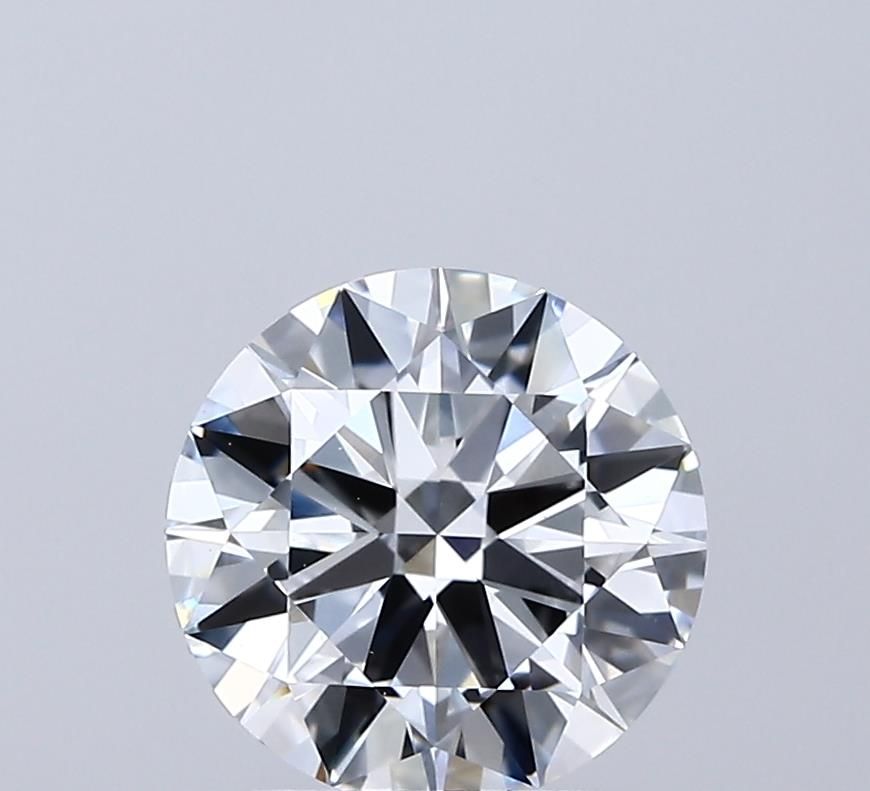 Lab-Grown Round Diamond - 2.0 Carats, E Color, VVS2 Clarity - Certified by IGI - Report Number: LG694549023