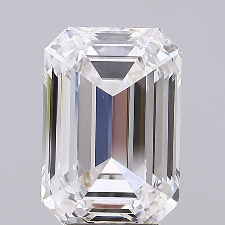 Lab-Grown Emerald Diamond - 4.1 Carats, F Color, VS1 Clarity - Certified by IGI - Report Number: LG675591574
