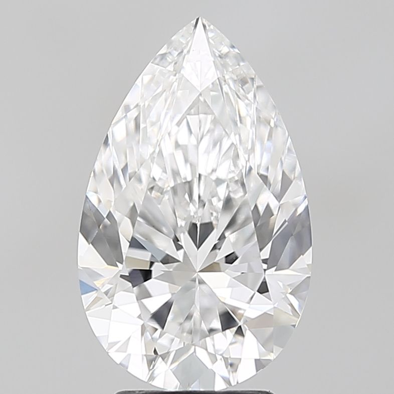Lab-Grown Pear Diamond - 3.51 Carats, D Color, VVS2 Clarity - Certified by IGI - Report Number: LG674560947
