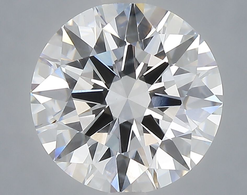 Lab-Grown Round Diamond - 3.07 Carats, E Color, VVS2 Clarity - Certified by IGI - Report Number: LG708585312