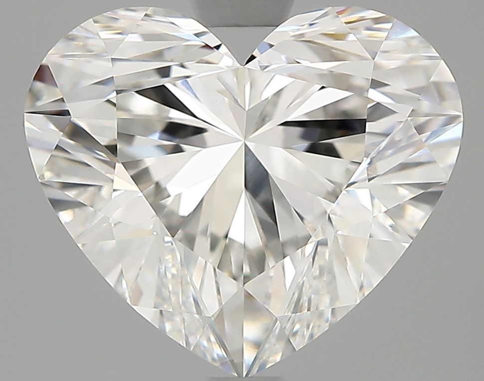 Lab-Grown Heart Diamond - 3.58 Carats, F Color, VVS2 Clarity - Certified by IGI - Report Number: LG716503782