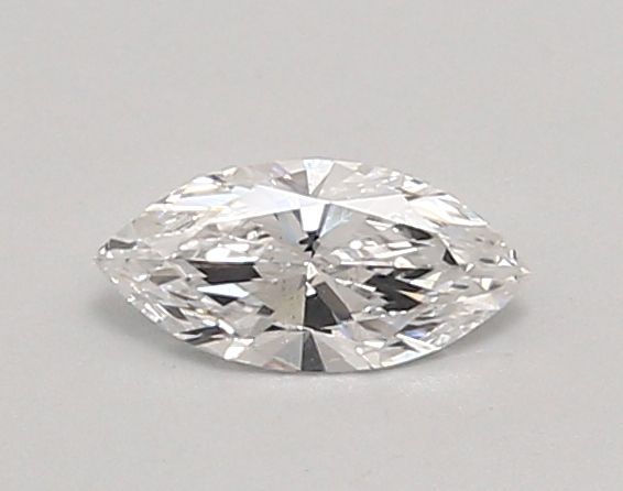Lab-Grown Marquise Diamond - 0.38 Carats, D Color, SI1 Clarity - Certified by IGI - Report Number: LG691576143